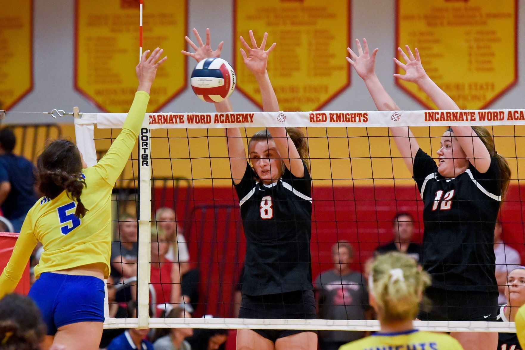 Borgia at Incarnate Word girls volleyball